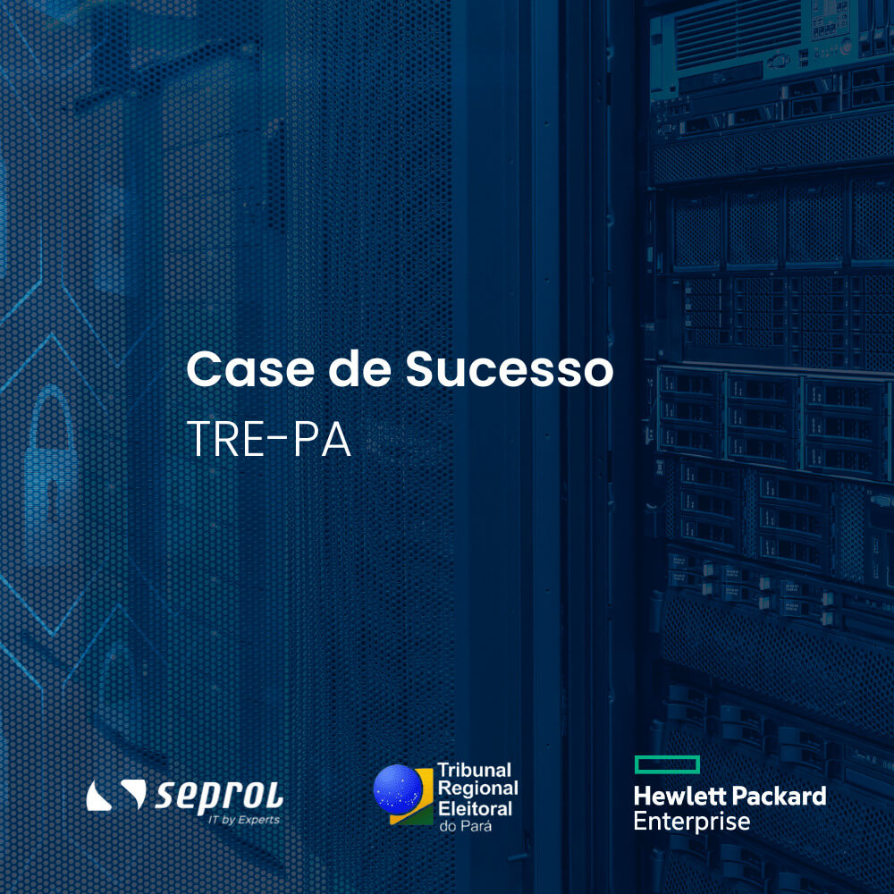 Case de sucesso sobre a atualização do data center do Tribunal Regional Eleitoral do Pará, destacando parcerias e tecnologia.
