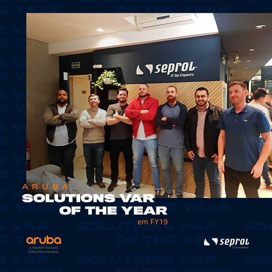 Seprol Solutions Var Of the Year em FY19 é reconhecida por sua excelência em tecnologia e inovação no Brasil.
